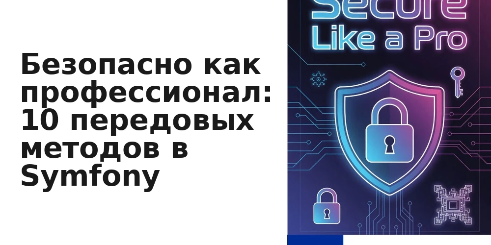 Безопасно как профессионал: 10 передовых методов в Symfony