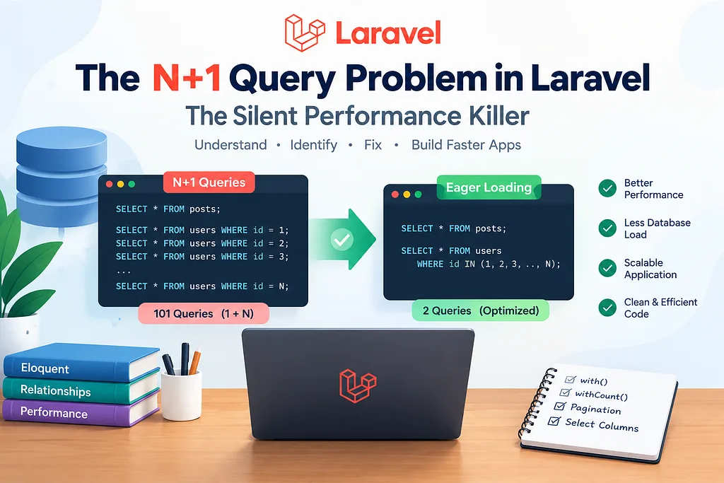 Проблема N+1 запросов в Laravel: скрытый убийца производительности